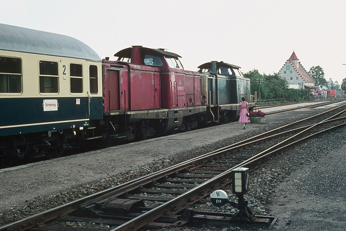 Sonderzug in Dinkelsbhl 19.9.82