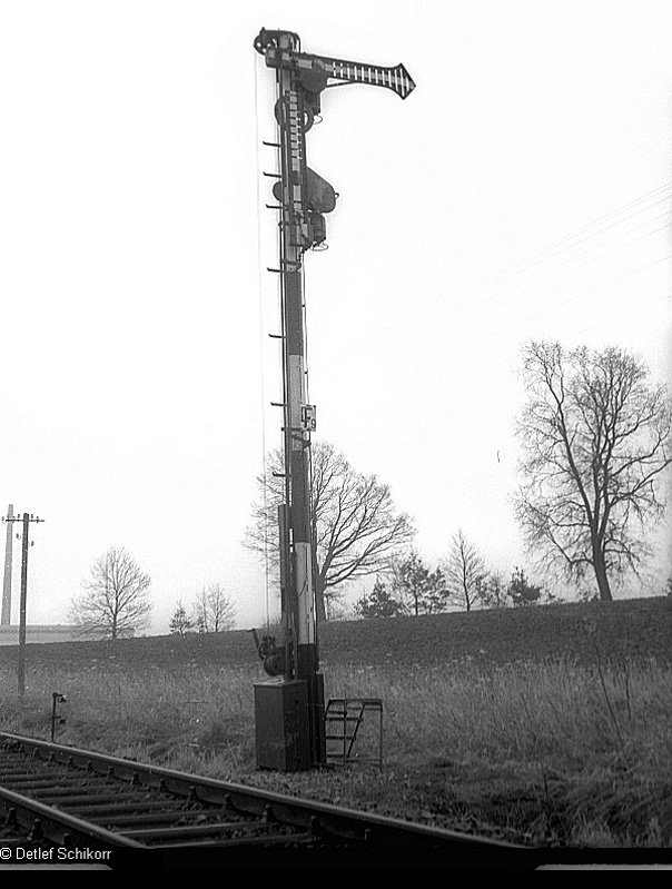 Einfahrsignal F Feuchtwangen  1971 Schikorr