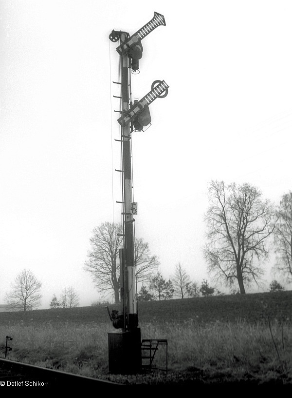 Einfahrsignal F Feuchtwangen  1971 Schikorr