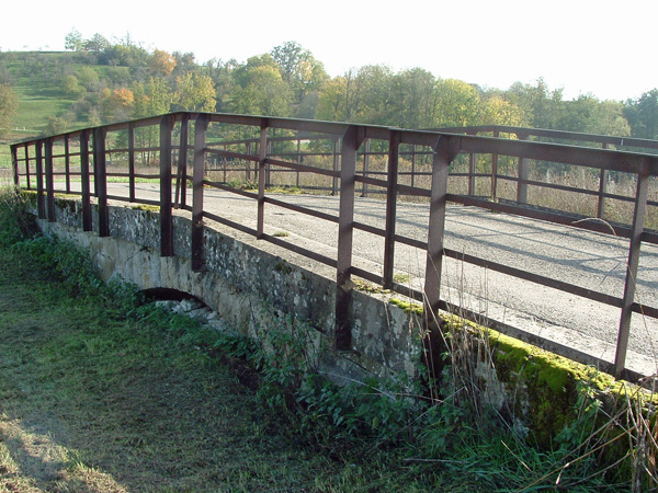 Brcke bei km 19,4 im Jahr 2019