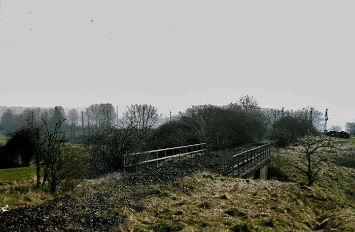 Ausfahrgleis Dombhl-Rothenburg 2003