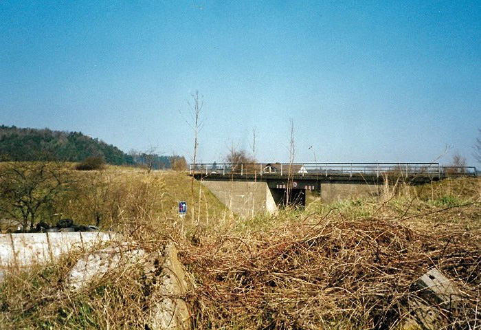 Ausfahrgleis Dombhl-Rothenburg 2003