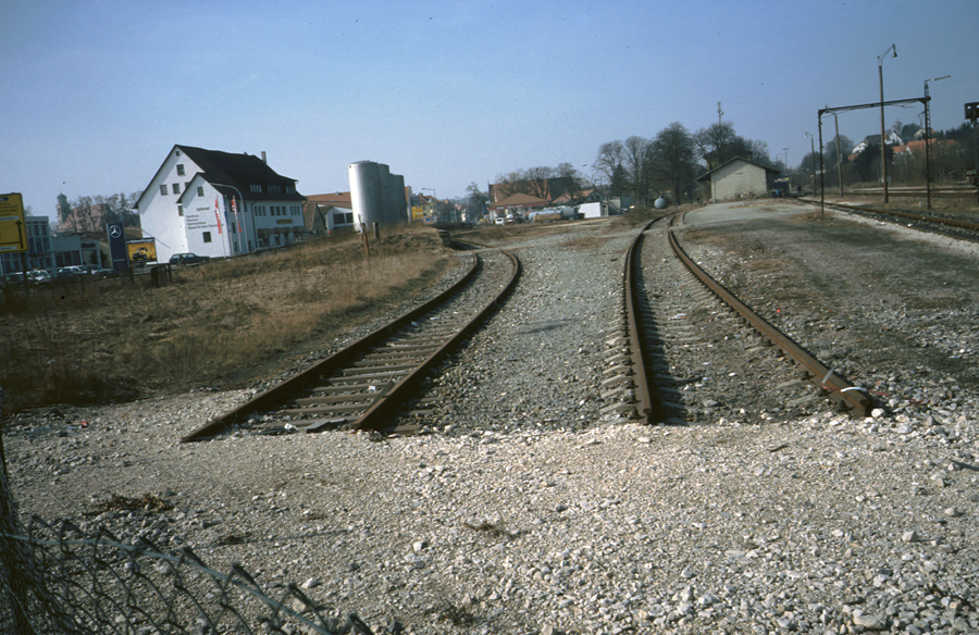 gekappte Ladegleise 1996