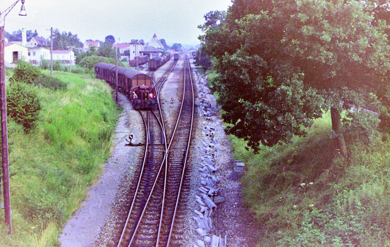 Rangierbetrieb zur Firma Frankenmbel 1979