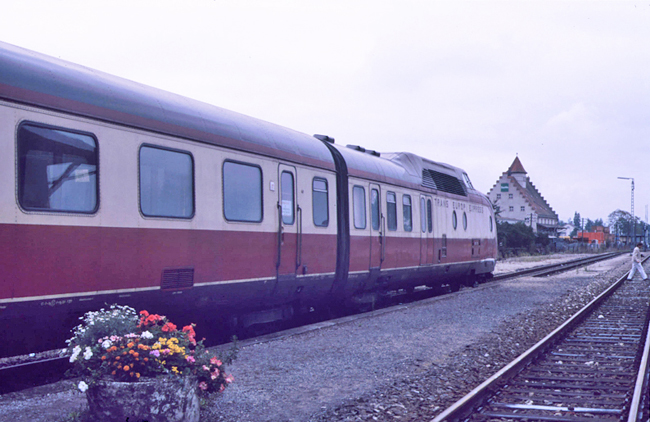 ehem. TEE Baureihe 601 in Dinkelsbhl 1988