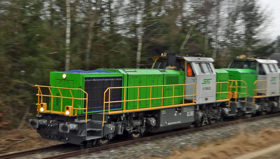 SETG Doppeltraktion bei Greiselbach am 27.01.22