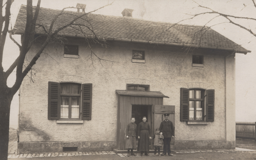 Bahnwrterhaus Schopfloch um 1924/25