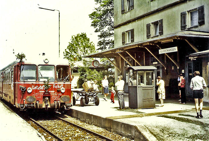 Bhf. Feuchtwangen 1985