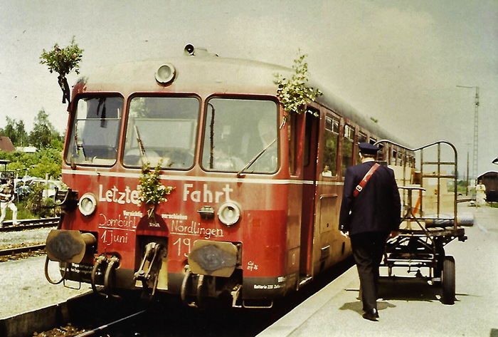 Bhf. Feuchtwangen 1985