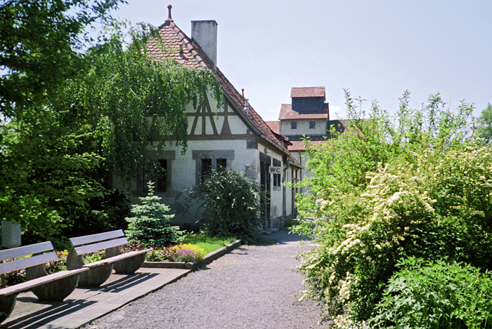 Bhf Rothenburg 1985 Nebenebude mit WC