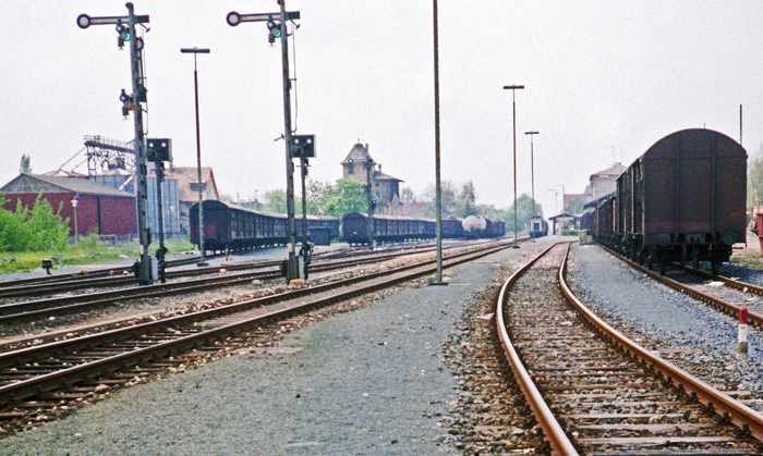 Rothenburg 1985 nordstliche Gleisanlagen