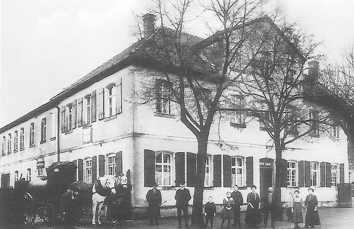 Bahnofsrestauration Gasthof Knab um 1910