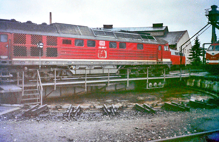 BR 232 Drehscheibe Bw Nrnberg 1 - 1998