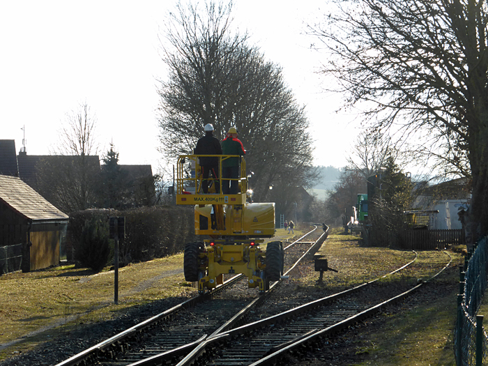 Hubbhne bei km 9,0 am 25.2.21