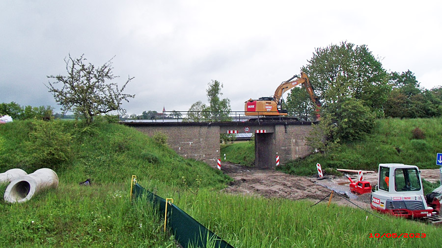 Abnriss Brcke Dombhl Mai 2023