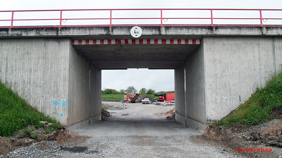 Abnriss Brcke Dombhl Mai 2023