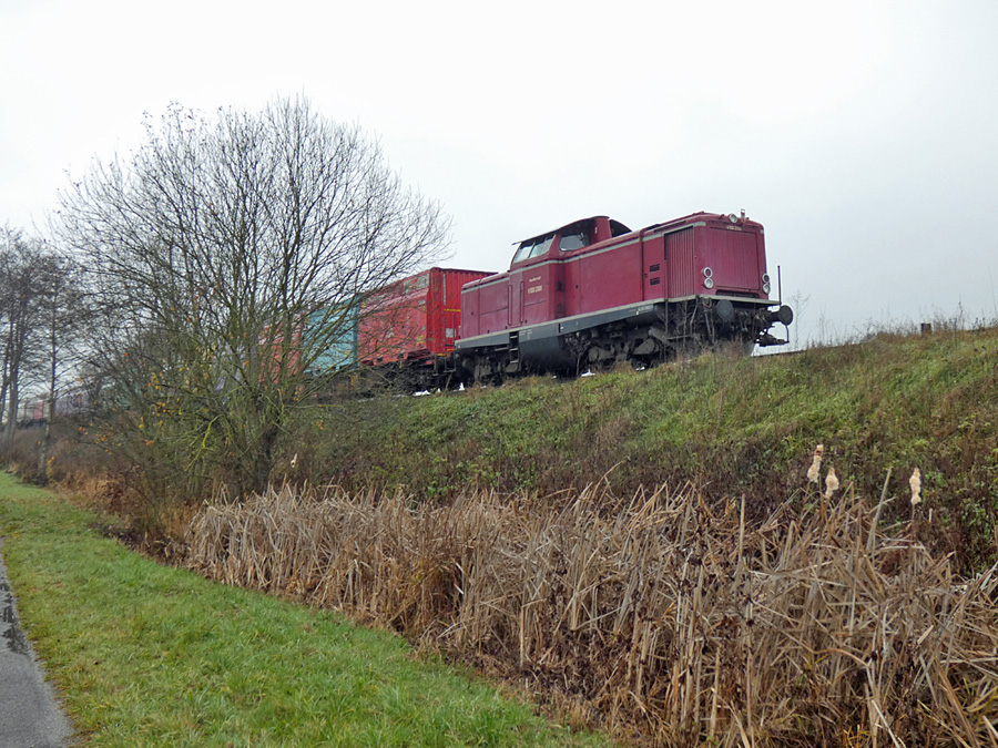 V 100 2100 BayernBahn Hackschnitzelzug Wilburgstetten