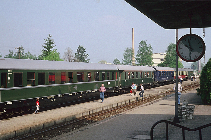 Sonderzug am 14. Mai 1985 Abschiedsfahrt CR-Wilb