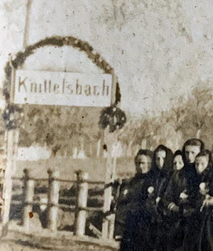 Einweihung Haltestelle Knittelsbach 1912