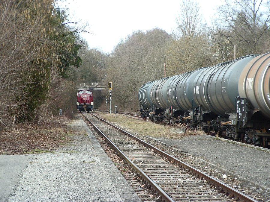 Kesselwagen in Dinkelsbühl am 11.3.2017