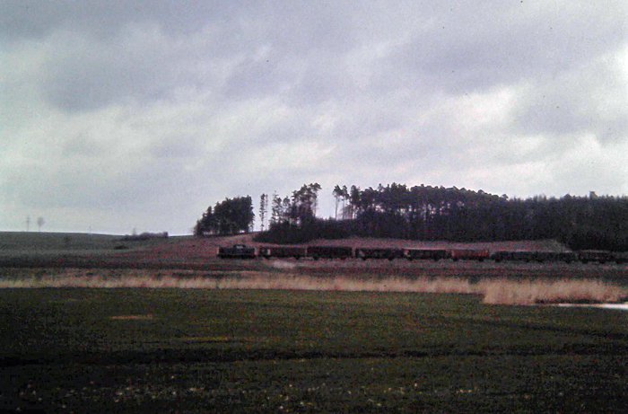 Gterzug April 87 bei der Froschmhle