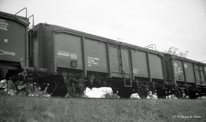 Ausfahrgleis Dombhl- abgestellte 1983