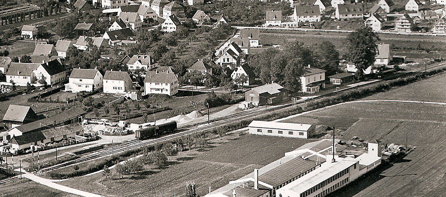 Luftbild Wallerstein 1961