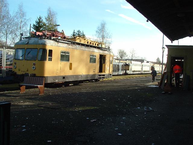 Turmtriebwagen fr Abtransport am 29.12.2012