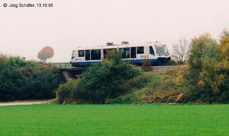 Regiosprinter bei Birkhausen 13.10.1995
