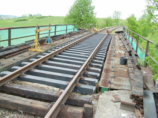 Brcke Schopfloch Mai 2006 - neue Schwellen