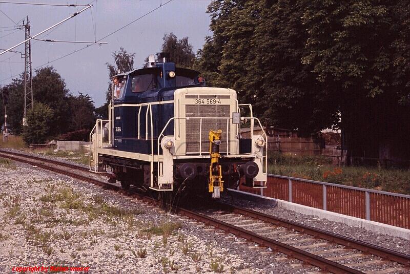 364 569-4 rangiert in Gunzenhausen 2008