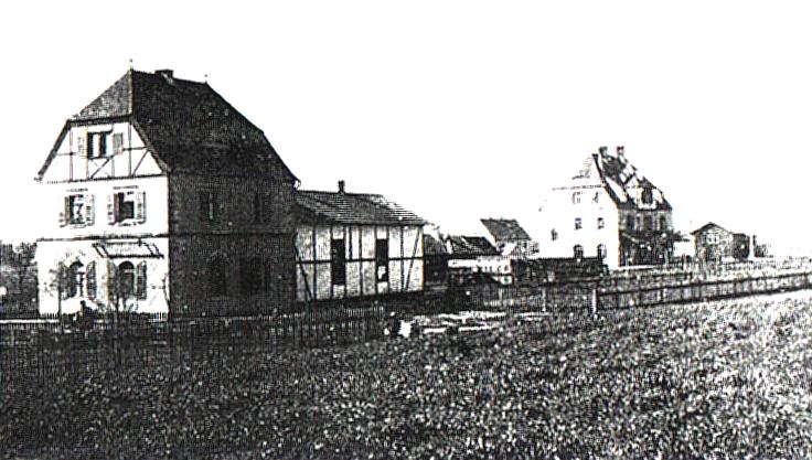 Bahnhof und Maschinenhaus Bechhofen