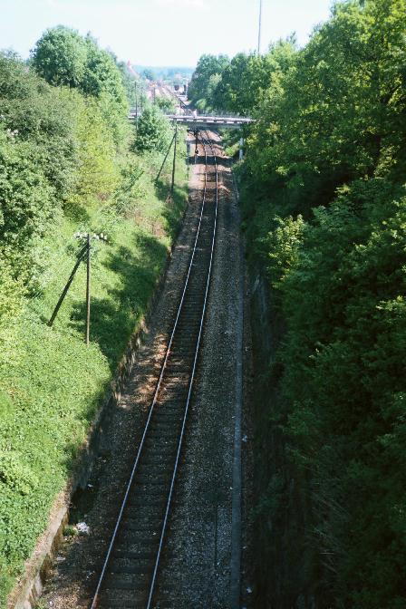 Nrdliche Ausfahrt Dinkelsbhl Sommer 1985