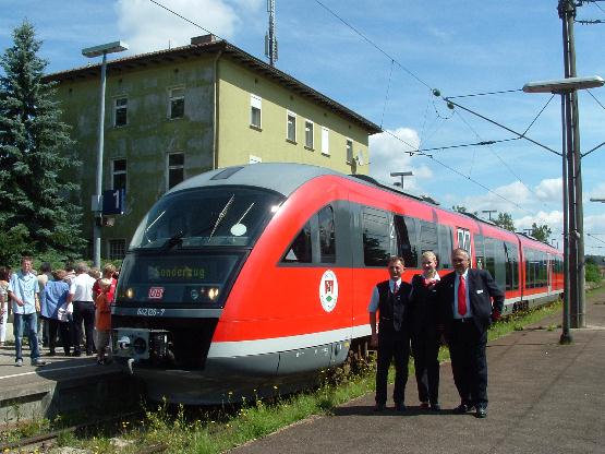 DB-Team des 642 126-7 in dombhl