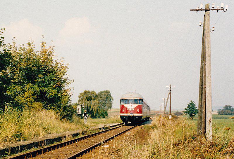 VT 08 801 Sonderzug Dorfgtingen 1986