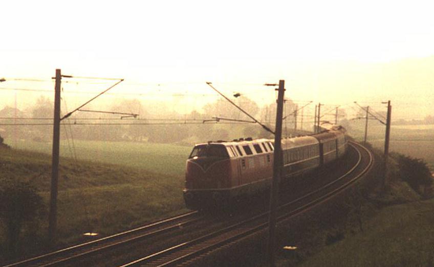 V 200 beim Bk Eichholz Sonderzug 1990