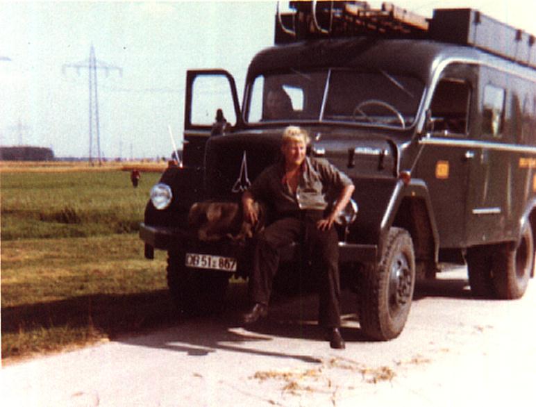 Magirus der Fahrleitungskolonne Ansbach