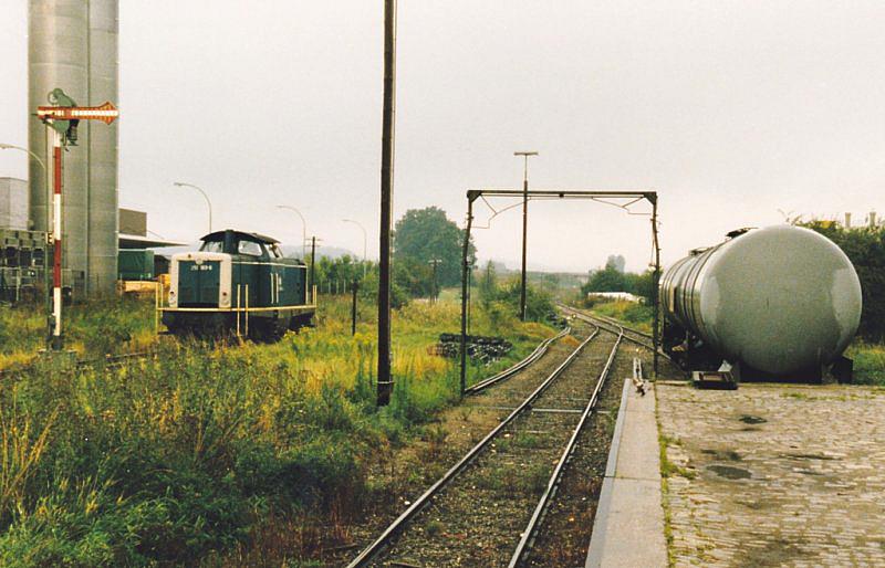 212er rangiert 1987 in Feuchtwangen