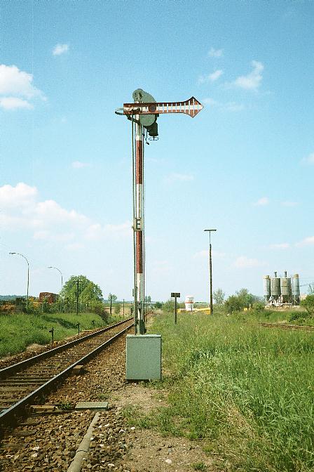 Ausfahrsignal Feuchtwangen Nord Sommer 1985