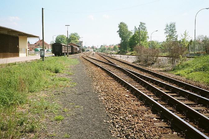 Nrdliche Einfahrt Feuchtwangen 1985