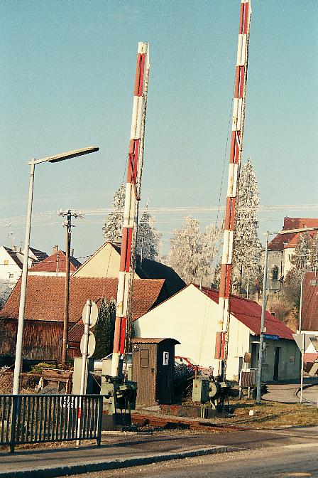 Schrankenanlage Fremdingen 2.1.1990
