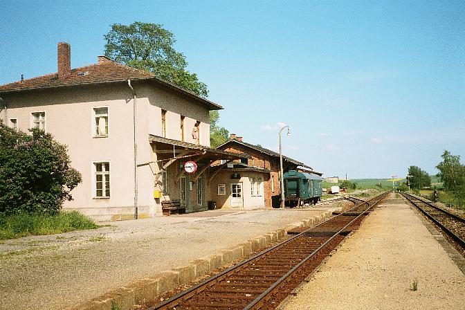 Bahnhof Fremdingen 1985
