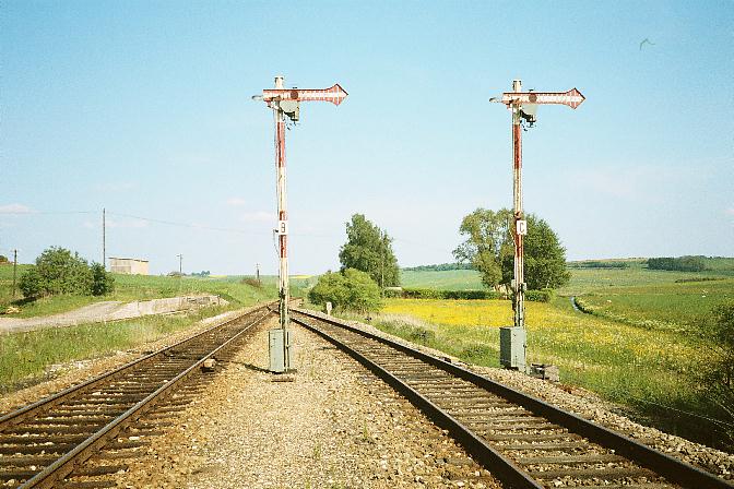 Sdliche Ausfahrt in Fremdingen 1985