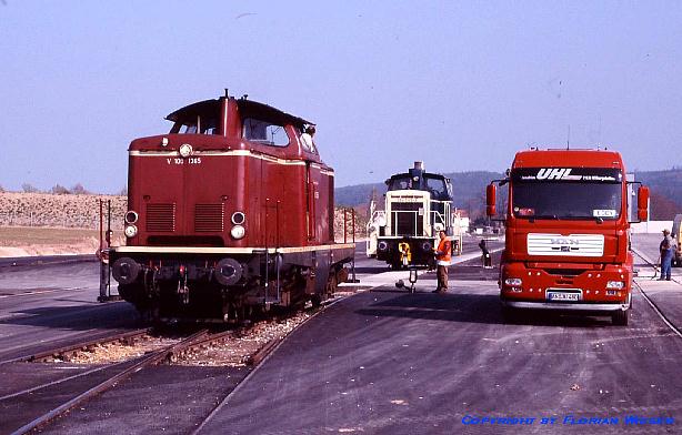 V 100 1365 im Werkbahnhof Rettenmeier