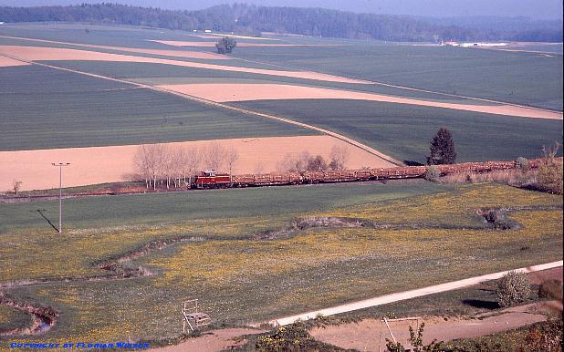 V 60 860 als Schublok bei Minderoffingen