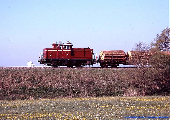 V 60 860 als Schublok bei Wilburgstetten