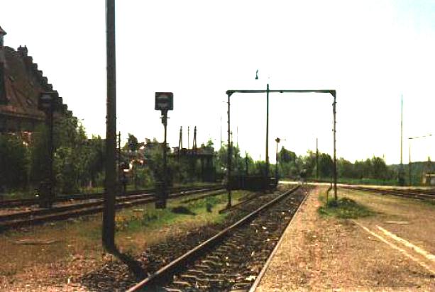 Die südlichen Gleisanlagen 1991
