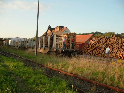 Holzverladung Feuchtwangen 5.9.06