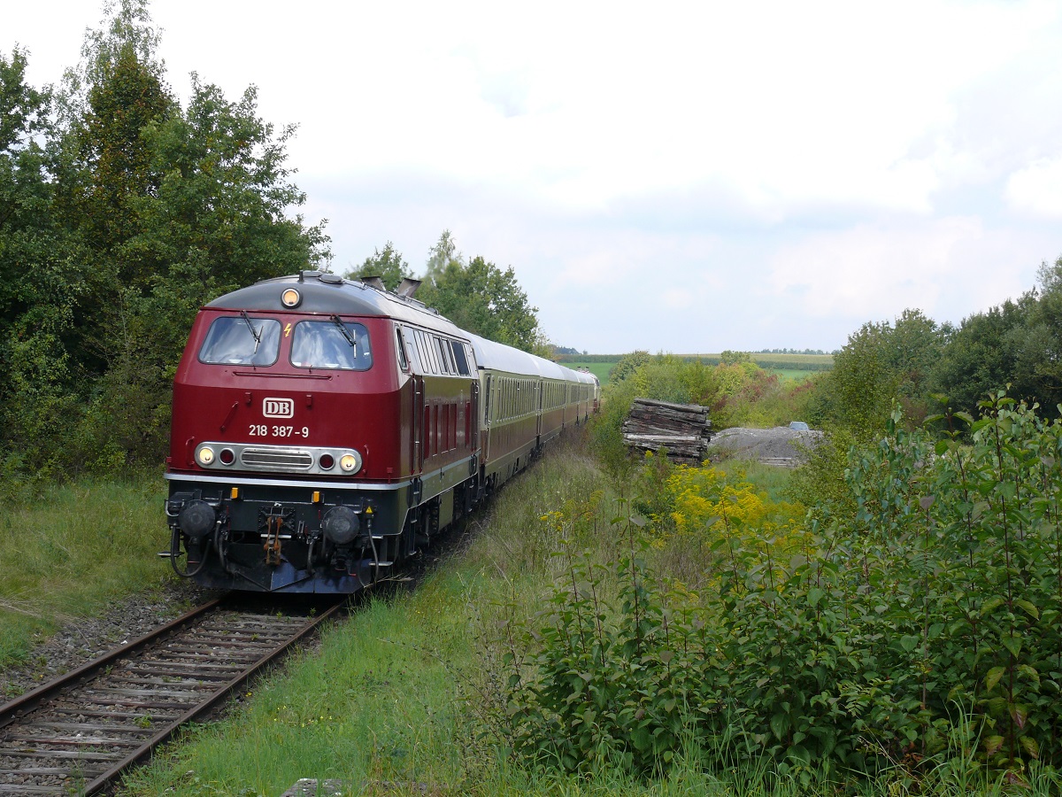 Durchfahrt durch Schopfloch am 18.9.2010