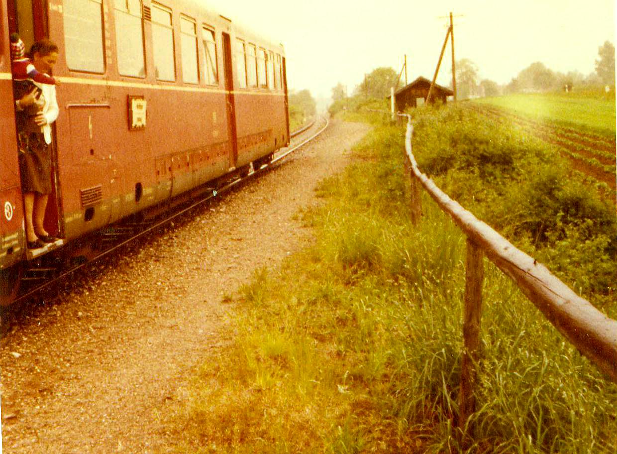 Akkutriebwagen 31.5.1975 Knittelsbach